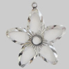 Iron Pendant. Fashion Jewelry Findings. Lead-free. Star 35mm Sold by Bag