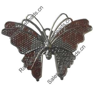 Iron Cabochons. Fashion Jewelry Findings. Lead-free. Animal 58x42mm Sold by Bag