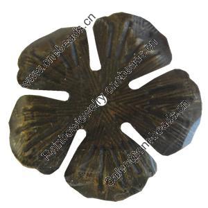 Iron Beads. Fashion Jewelry Findings. Lead-free. Flower 30mm Sold by Bag