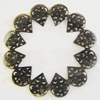 Iron Cabochons. Fashion Jewelry Findings. Lead-free. 51mm Sold by Bag