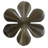 Iron Cabochons. Fashion Jewelry Findings. Lead-free. Flower 49mm Sold by Bag