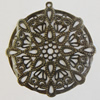 Iron Pendant. Fashion Jewelry Findings. Lead-free. 45mm Sold by Bag