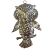 Iron Pendant. Fashion Jewelry Findings. Lead-free. Animal 45x85mm Sold by Bag