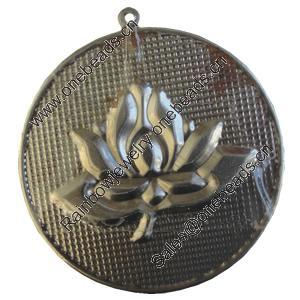 Iron Pendant. Fashion Jewelry Findings. Lead-free. 59mm Sold by Bag