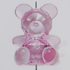 Transparent Acrylic Beads. Fashion Jewelry Findings. Animal 32x25mm Sold by Bag