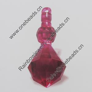 Transparent Acrylic Pendant. Fashion Jewelry Findings. 60x26mm Sold by Bag