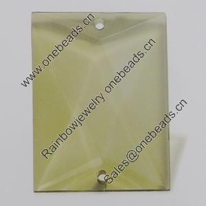 Transparent Acrylic Connector. Fashion Jewelry Findings. 46x34mm Sold by Bag