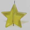 Transparent Acrylic Beads. Fashion Jewelry Findings. Star 21mm Sold by Bag