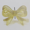 Transparent Acrylic Beads. Fashion Jewelry Findings. Bowknot 23x30mm Sold by Bag