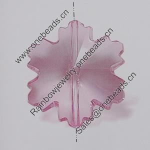 Transparent Acrylic Beads. Fashion Jewelry Findings. Flower 15x10mm Sold by Bag