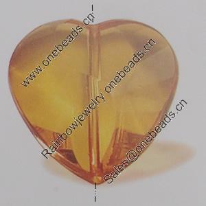 Transparent Acrylic Beads. Fashion Jewelry Findings. Heart 30x30mm Sold by Bag