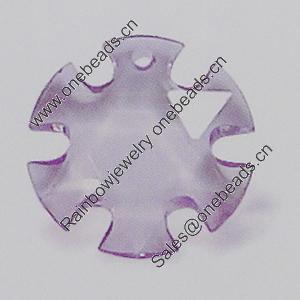 Transparent Acrylic Pendant. Fashion Jewelry Findings. 18mm Sold by Bag