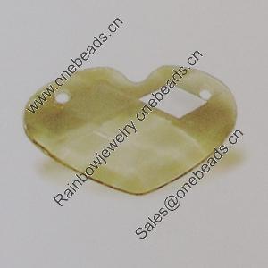 Transparent Acrylic Connector. Fashion Jewelry Findings. Heart 14x24mm Sold by Bag
