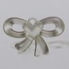 Transparent Acrylic Pendant. Fashion Jewelry Findings. Bowknot 48x32mm Sold by Bag