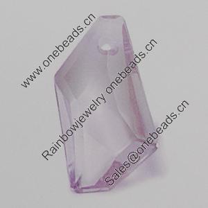 Transparent Acrylic Pendant. Fashion Jewelry Findings. 25x14mm Sold by Bag