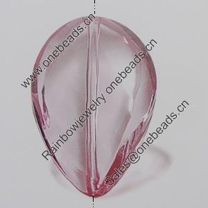 Transparent Acrylic Beads. Fashion Jewelry Findings. 38x27mm Sold by Bag