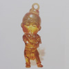 Transparent Acrylic Pendant. Fashion Jewelry Findings. People 20x57mm Sold by Bag
