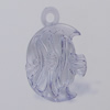 Transparent Acrylic Pendant. Fashion Jewelry Findings. 20x27mm Sold by Bag