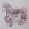 Transparent Acrylic Pendant. Fashion Jewelry Findings. Animal 47x42mm Sold by Bag