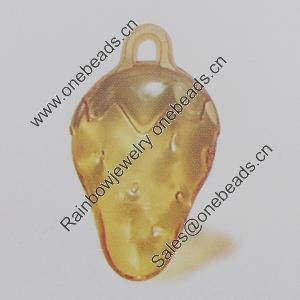 Transparent Acrylic Pendant. Fashion Jewelry Findings. 15x23mm Sold by Bag
