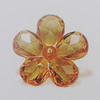 Transparent Acrylic Beads. Fashion Jewelry Findings. Flower 22x20mm Sold by Bag