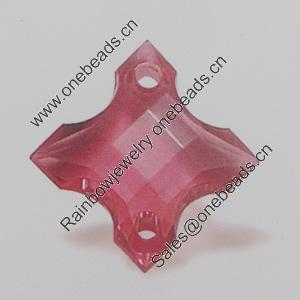 Transparent Acrylic Connector. Fashion Jewelry Findings. 28x27mm Sold by Bag