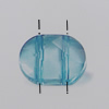 Transparent Acrylic Beads. Fashion Jewelry Findings. 15x11mm Sold by Bag