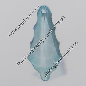 Transparent Acrylic Pendant. Fashion Jewelry Findings. 26x13mm Sold by Bag