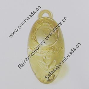 Transparent Acrylic Pendant. Fashion Jewelry Findings. 12x25mm Sold by Bag