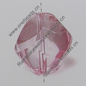 Transparent Acrylic Beads. Fashion Jewelry Findings. 15x16mm Sold by Bag