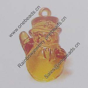 Transparent Acrylic Pendant. Fashion Jewelry Findings. 14x21mm Sold by Bag