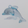 Transparent Acrylic Pendant. Fashion Jewelry Findings. Animal 28x30mm Sold by Bag