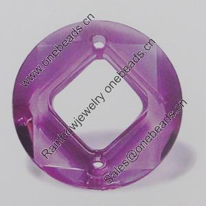 Transparent Acrylic Connector. Fashion Jewelry Findings. 30mm Sold by Bag
