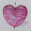 Transparent Acrylic Beads. Fashion Jewelry Findings. Heart 18x15mm Sold by Bag