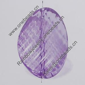Transparent Acrylic Beads. Fashion Jewelry Findings. 24x33mm Sold by Bag
