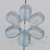 Transparent Acrylic Beads. Fashion Jewelry Findings. Flower 30x30mm Sold by Bag