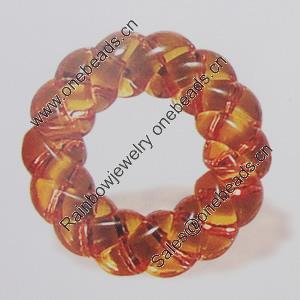 Transparent Acrylic Donut. Fashion Jewelry Findings. 32mm Sold by Bag