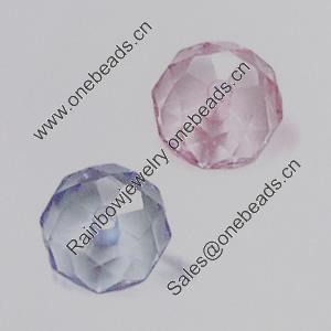 Transparent Acrylic Beads. Fashion Jewelry Findings. 12mm Sold by Bag