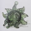 Transparent Acrylic Pendant. Fashion Jewelry Findings. Flower 50x47mm Slod by Bag