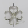 Transparent Acrylic Beads. Fashion Jewelry Findings. Flower 27mm Sold by Bag