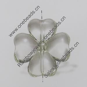 Transparent Acrylic Beads. Fashion Jewelry Findings. Flower 27mm Sold by Bag