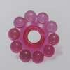 Transparent Acrylic Beads. Fashion Jewelry Findings. Flower 25mm Sold by Bag