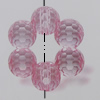 Transparent Acrylic Beads. Fashion Jewelry Findings. Flower 25x27mm Sold by Bag