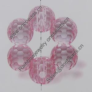 Transparent Acrylic Beads. Fashion Jewelry Findings. Flower 25x27mm Sold by Bag