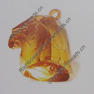 Transparent Acrylic Pendant. Fashion Jewelry Findings. Animal 26mm Slod by Bag
