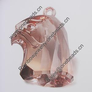 Transparent Acrylic Pendant. Fashion Jewelry Findings. Animal 20x32mm Slod by Bag