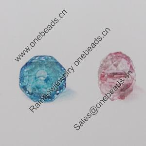 Transparent Acrylic Beads. Fashion Jewelry Findings. 8mm Sold by Bag