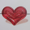 Transparent Acrylic Beads. Fashion Jewelry Findings. Heart 25x32mm Sold by Bag