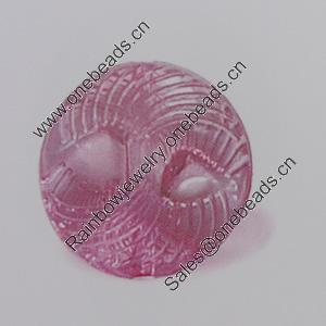 Transparent Acrylic Beads. Fashion Jewelry Findings. 20mm Sold by Bag