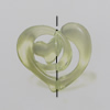 Transparent Acrylic Beads. Fashion Jewelry Findings. Heart 26x29mm Sold by Bag